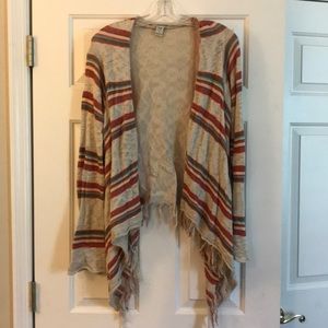 Tribal, beachy cardigan